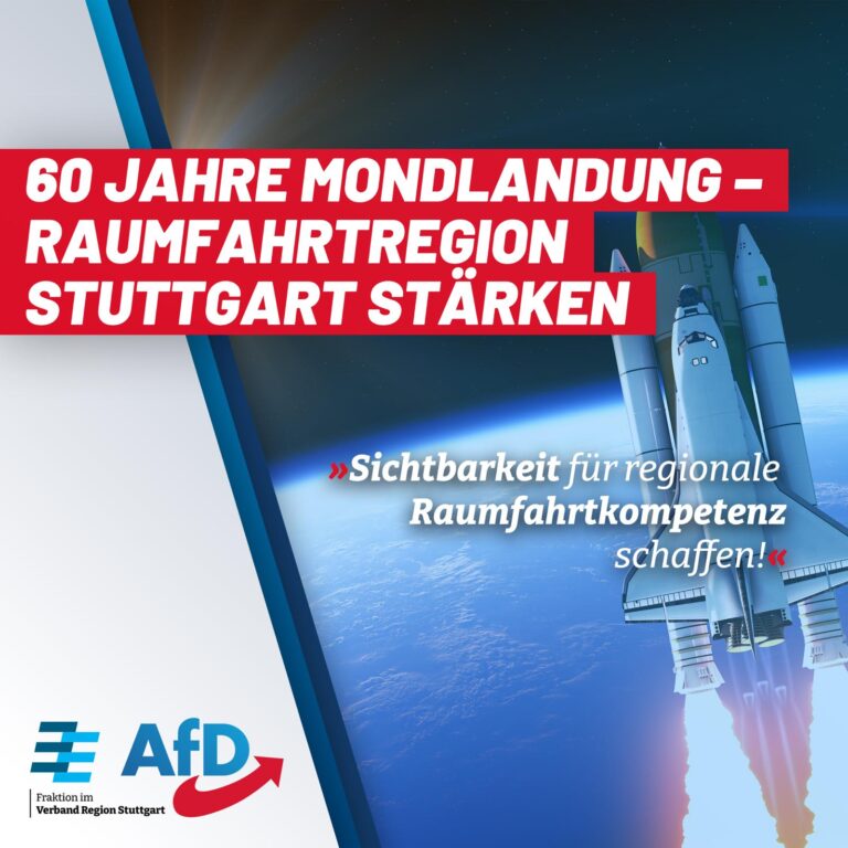60 Jahre Mondlandung &ndash; Raumfahrtregion Stuttgart st&auml;rken