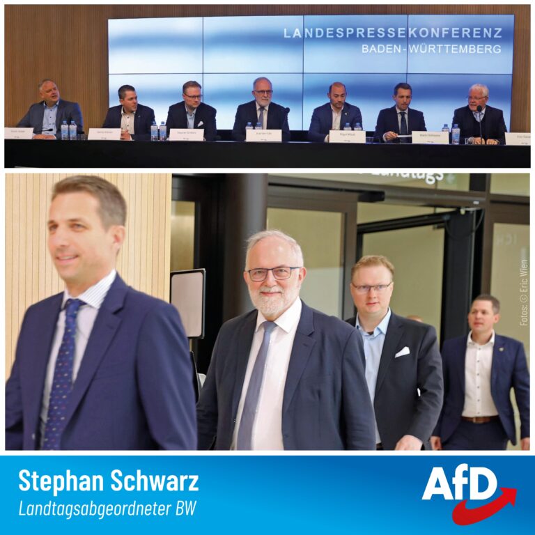 Landespressekonferenz des neuen Fraktionsvorstands