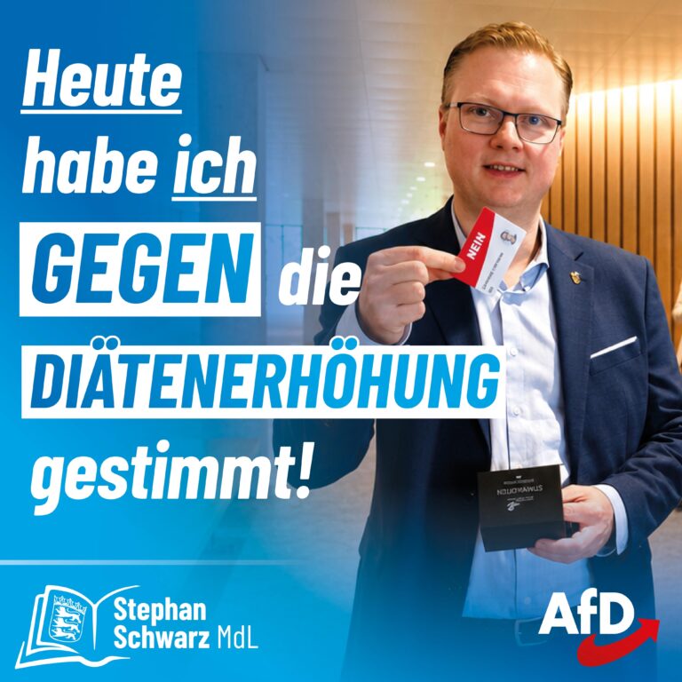 Nein zur Di&auml;tenerh&ouml;hung!