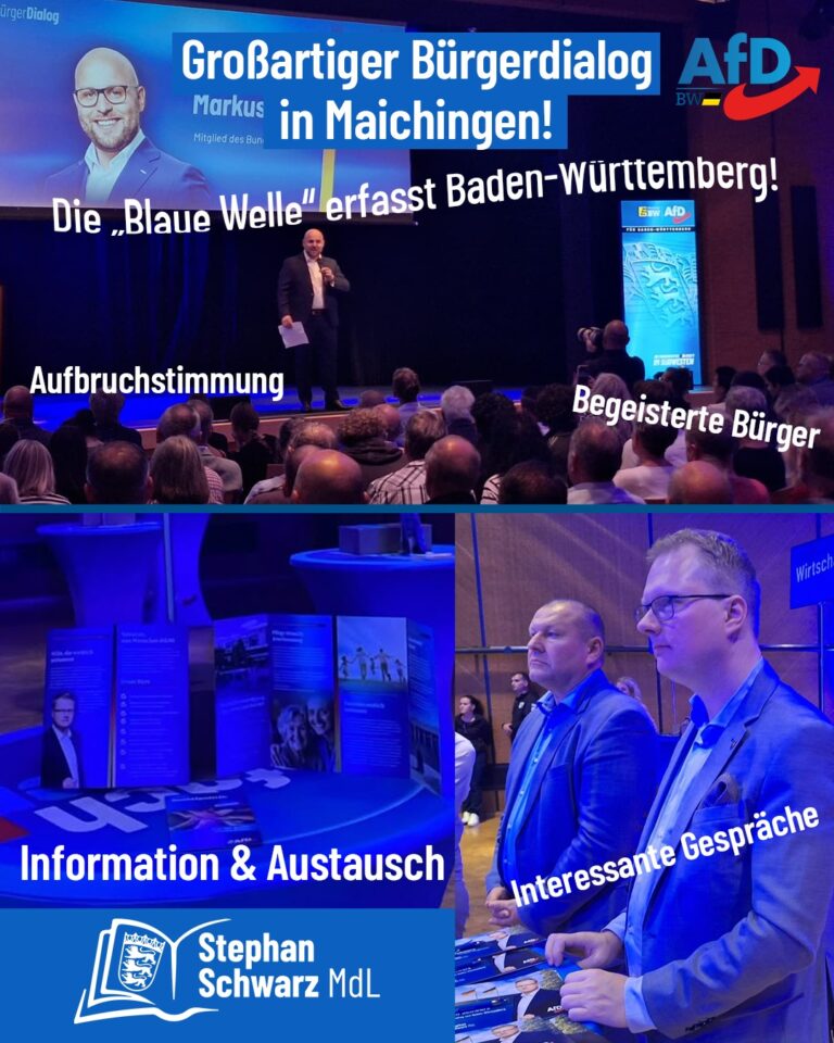 Gro&szlig;artiger B&uuml;rgerdialog in Maichingen!