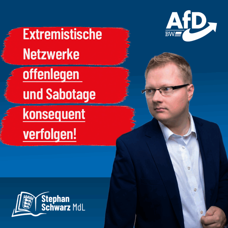 Extremistische Netzwerke offenlegen und Sabotage konsequent verfolgen!